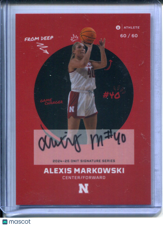 2024-25 Onit Signature Series Alexis Markowski 60/60