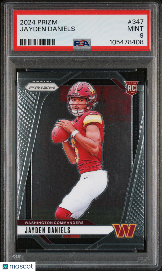 2024 Panini Prizm Jayden Daniels #347 PSA 9