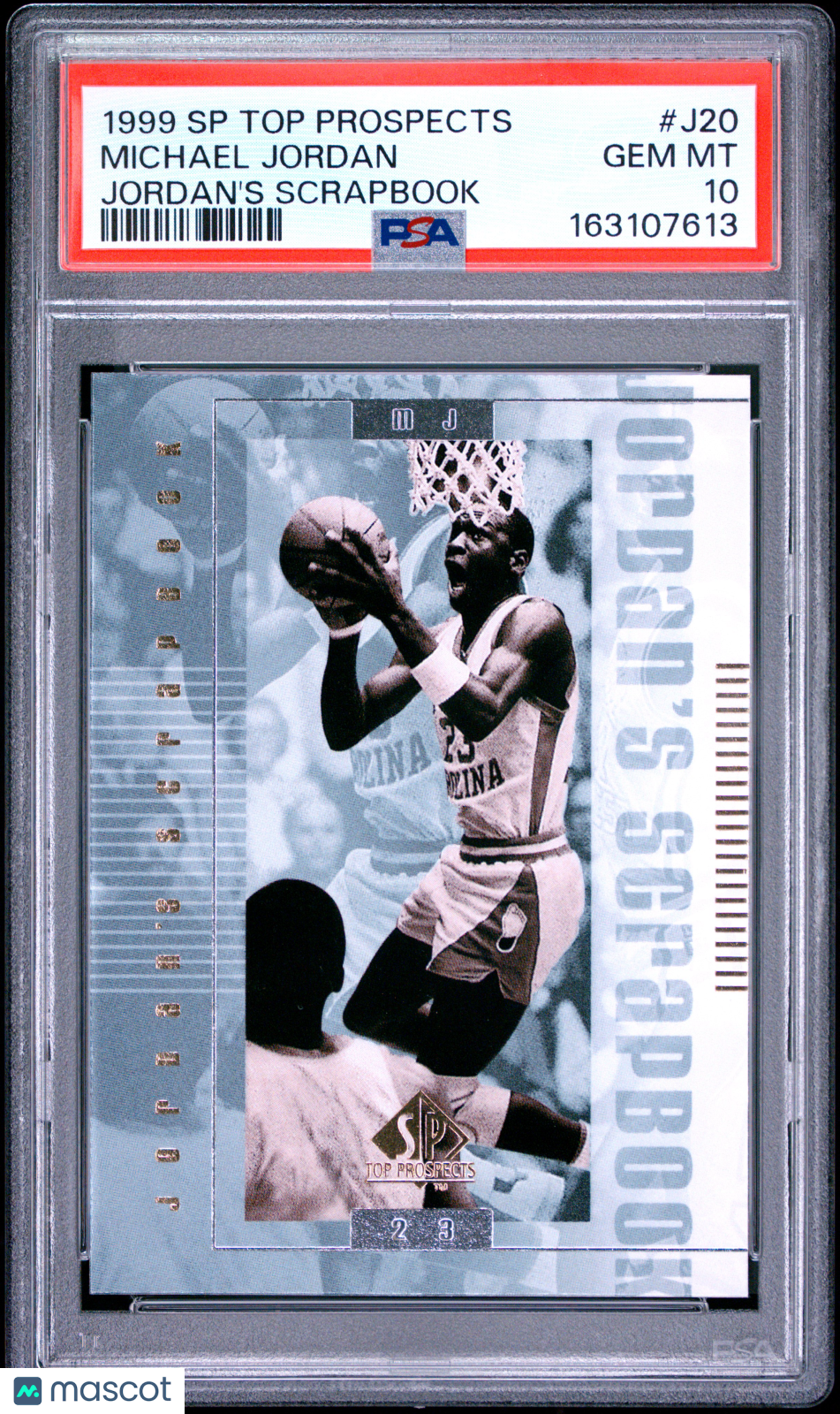 1999 SP Top Prospects Jordan's Scrapbook Michael Jordan #J20 PSA 10