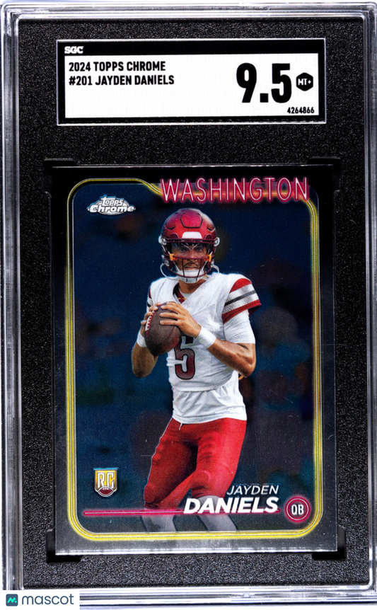 2024 Topps Chrome Jayden Daniels #201 SGC 9.5