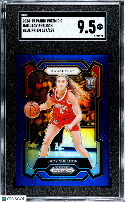 2024 Panini Prizm D.P. Jacy Sheldon #45 Blue SGC 9.5 POP 1 /199