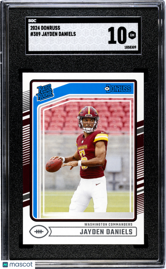 2024 Donruss Jayden Daniels #389 SGC 10