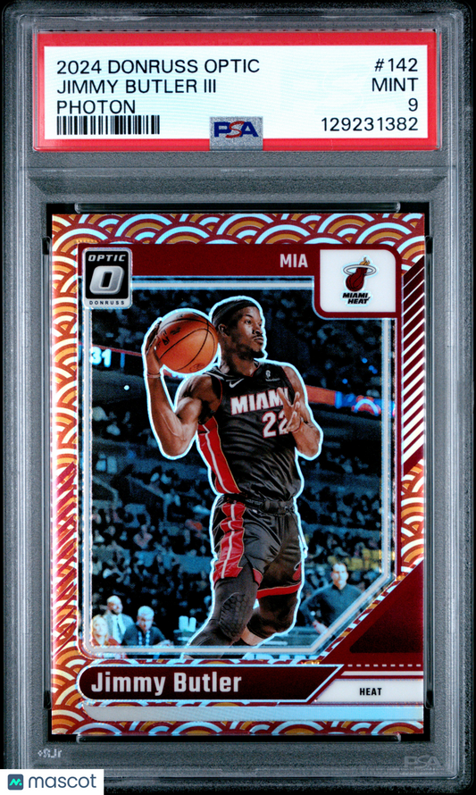 2024-25 Panini Donruss Optic Jimmy Butler III #142 Photon PSA 9 POP 1
