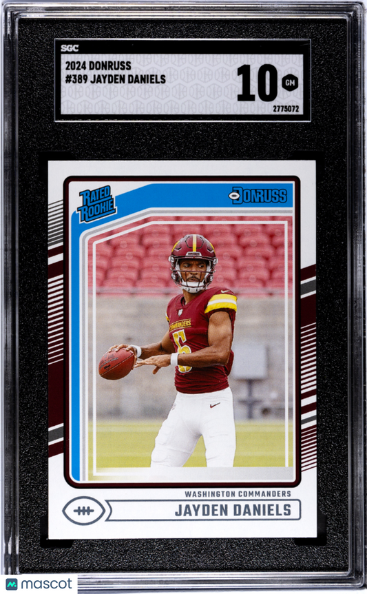 2024 Donruss Jayden Daniels #389 SGC 10