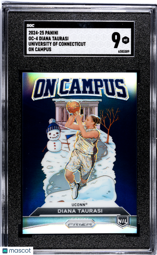 Diana Taurasi 2024-25 Panini Uconn Prizm On Campus SGC 9 POP 1