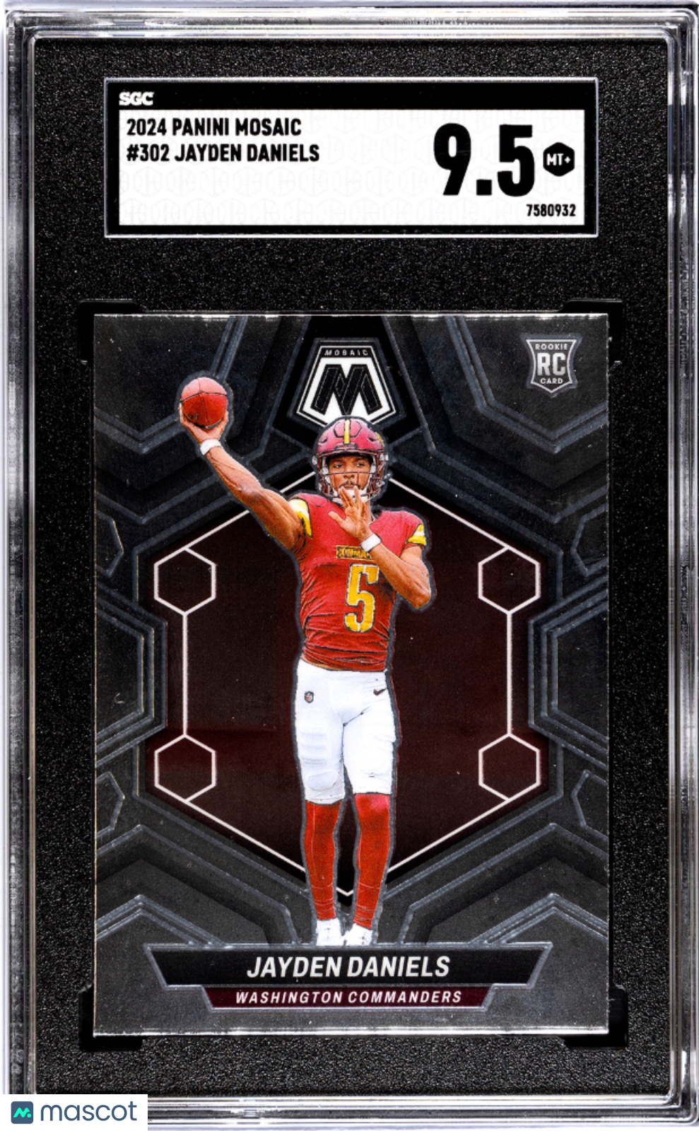 2024 Panini Mosaic Jayden Daniels #302 SGC 9.5