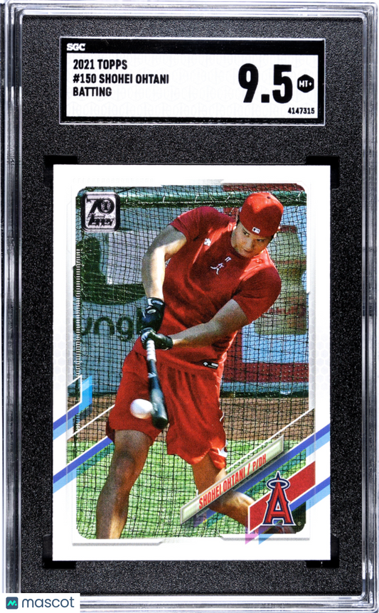 2021 Topps Shohei Ohtani #150 Batting SGC 9.5