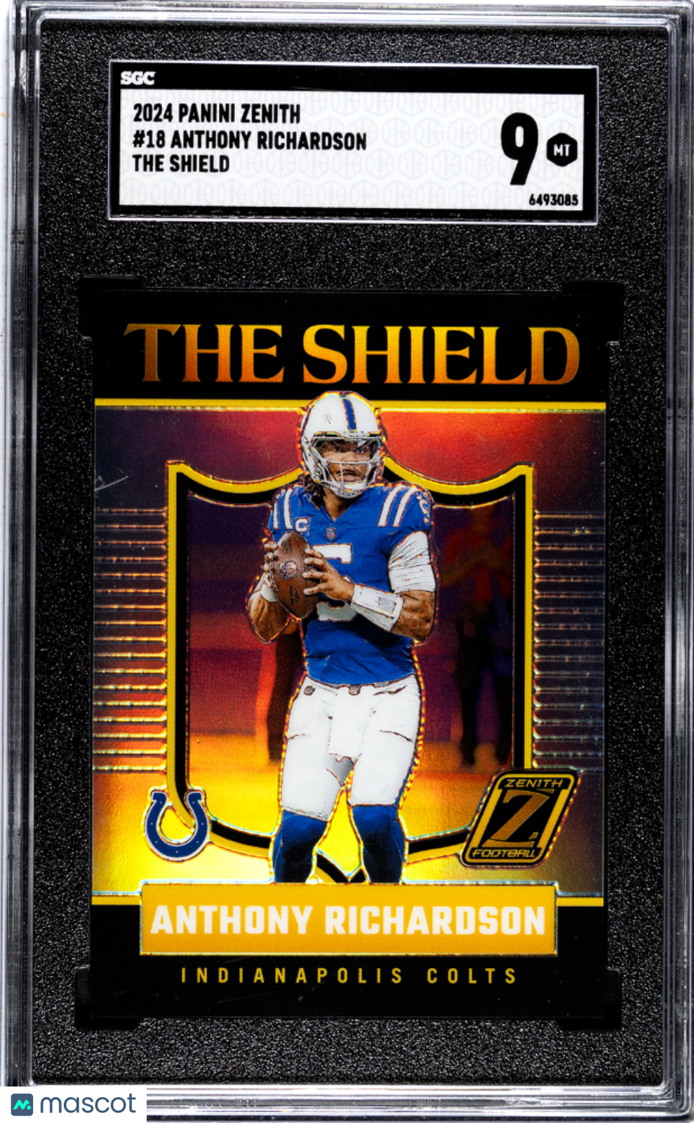 2024 Panini Zenith Anthony Richardson #18 The Shield SGC 9 pop 1