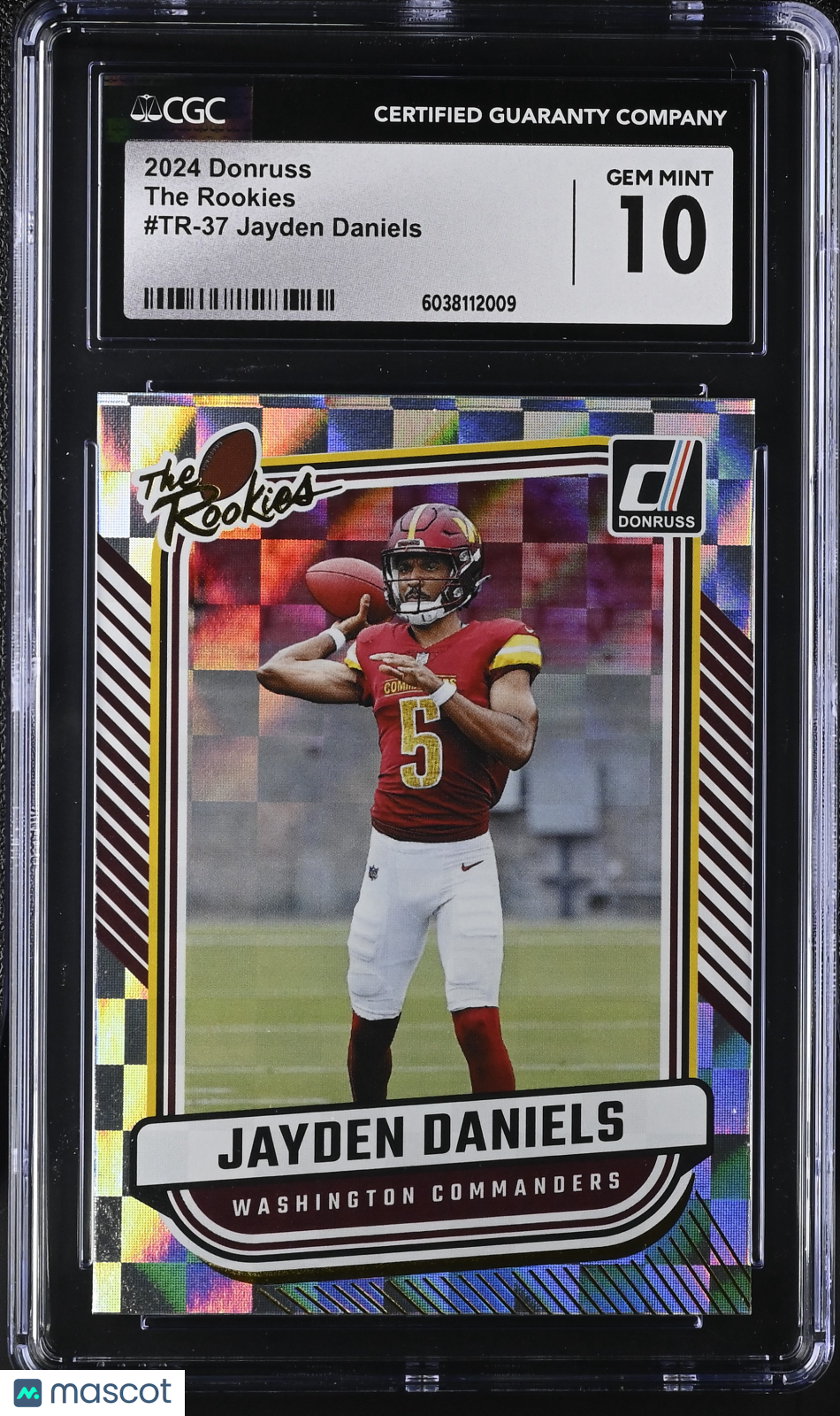 2024 Donruss Jayden Daniels #TR-37 The Rookies CGC 10