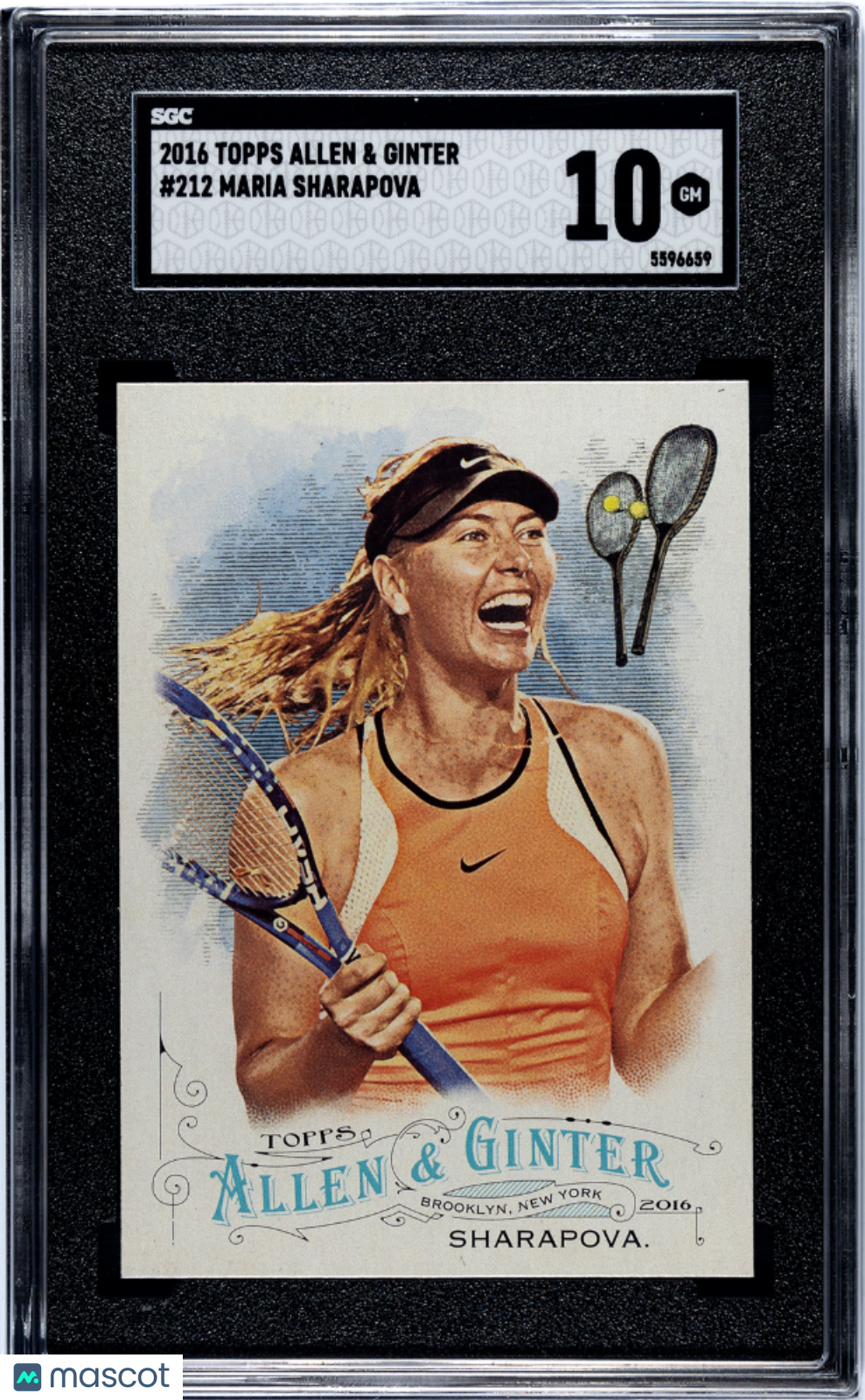 2016 Topps Allen & Ginter Maria Sharapova #212 SGC 10 POP 1