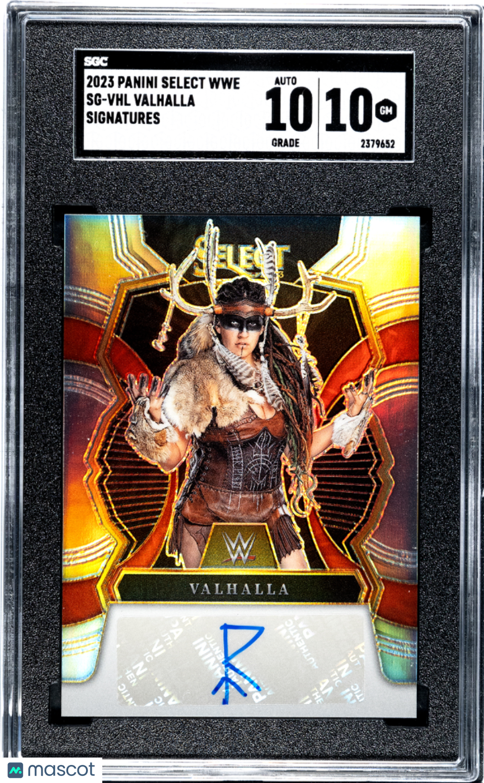 2023 Panini Select Wwe Valhalla #SG-VHL Signature AUTO SGC 10 POP 1