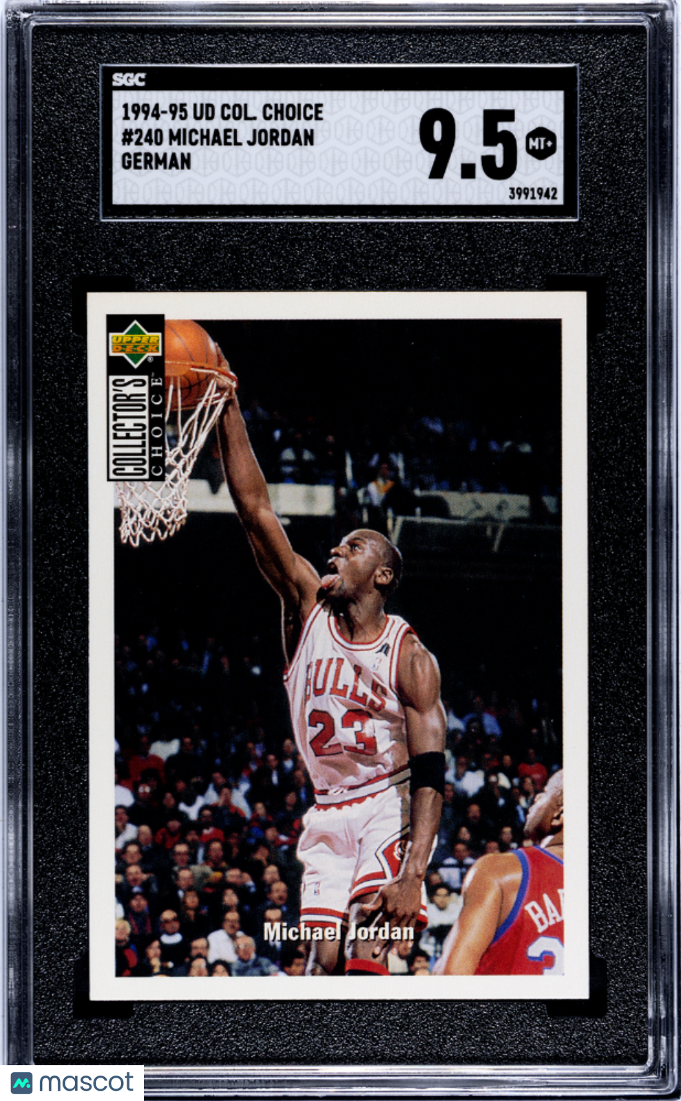 1994-95 Upper Deck Collector's Choice Michael Jordan #240 German SGC 9.5 POP 1