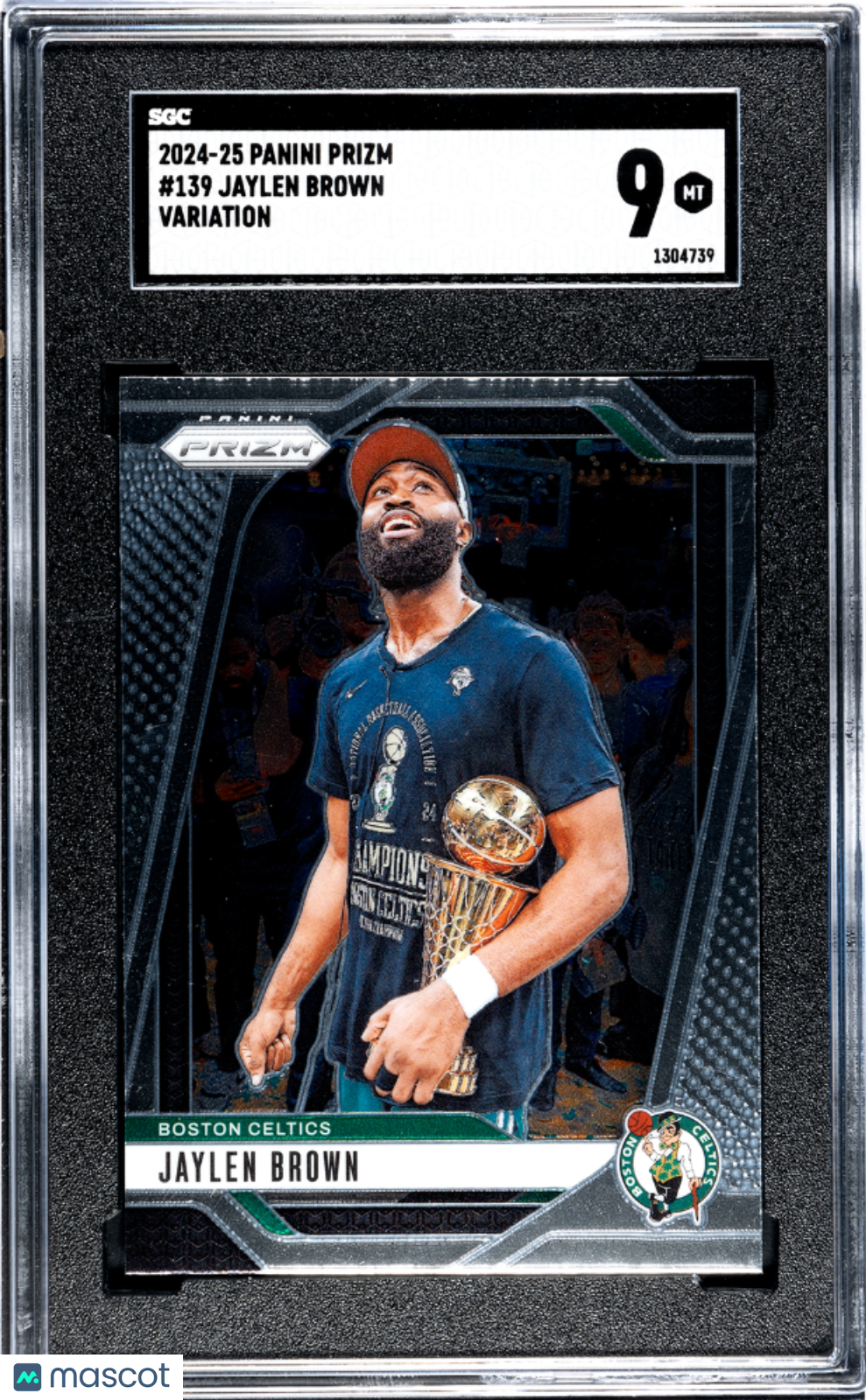 2024-25 Panini Prizm Jaylen Brown #139 Variation SGC 9 POP 1