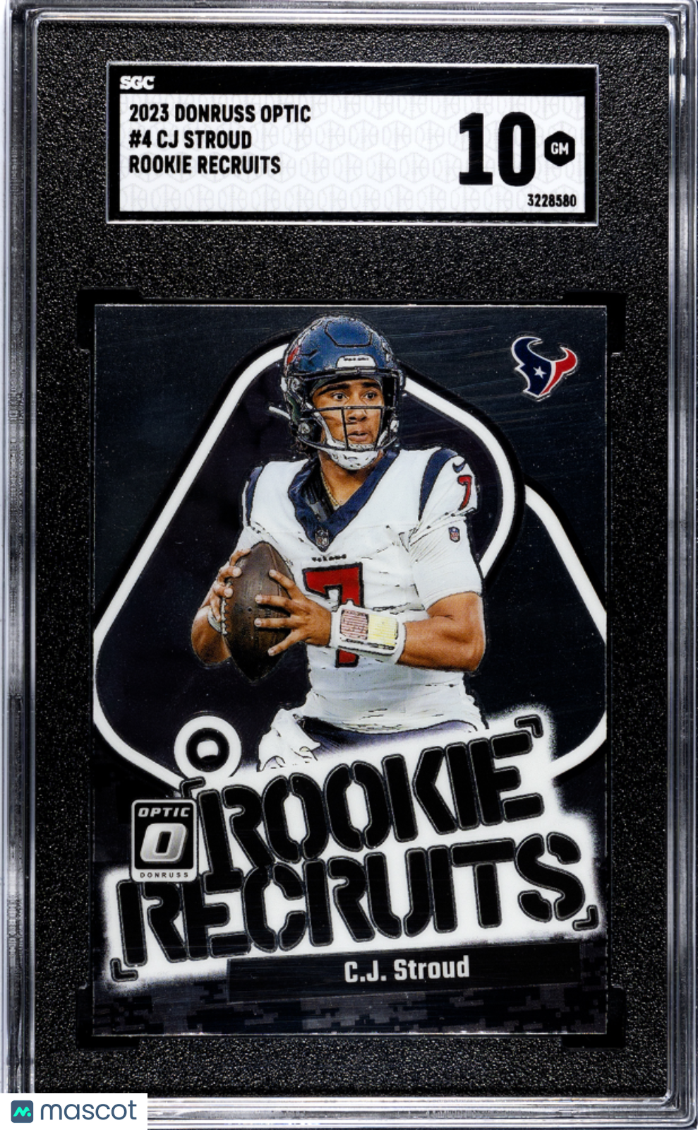 2023 Donruss Optic CJ Stroud #4 Rookie Recruits SGC 10