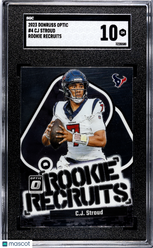 2023 Donruss Optic CJ Stroud #4 Rookie Recruits SGC 10