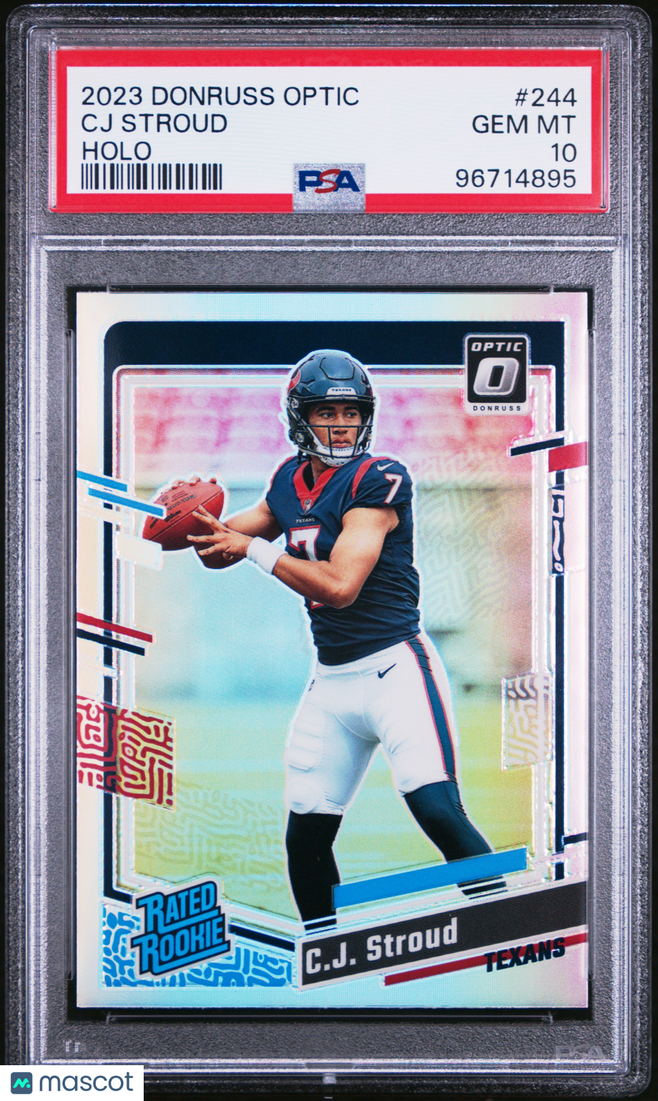 2023 Panini Donruss Optic CJ Stroud #244 Holo PSA 10