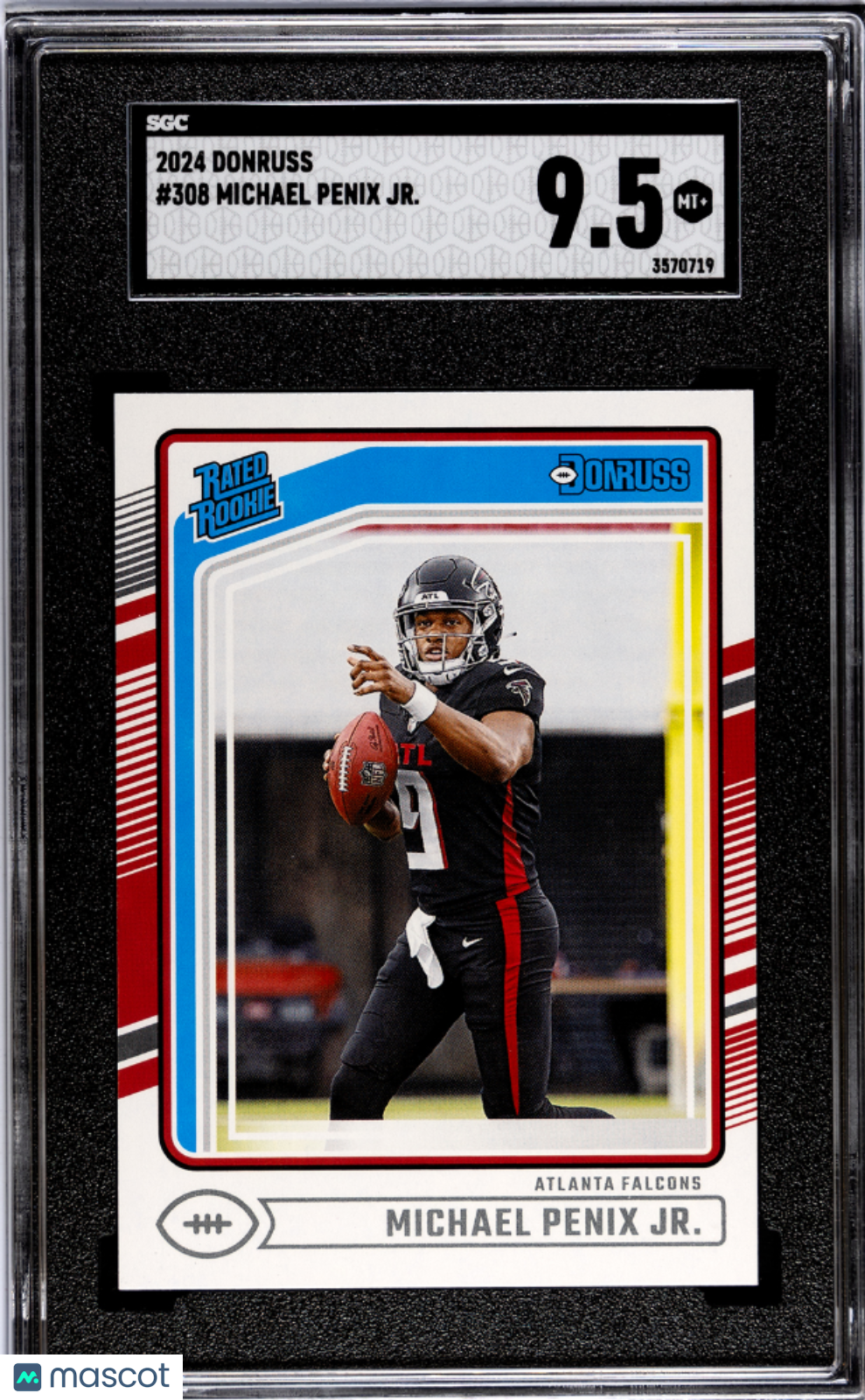 2024 Donruss Michael Penix JR. #308 SGC 9.5