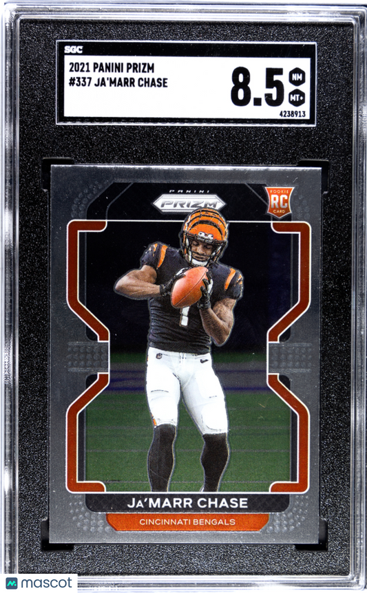 2021 Panini Prizm Ja'marr Chase #337 SGC 8.5