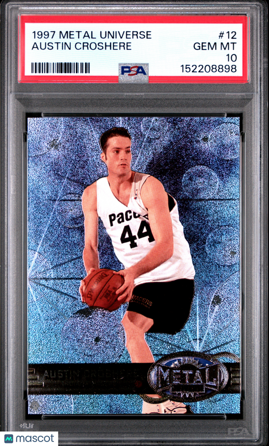 1997-98 Metal Universe Austin Croshere #12 Rookie PSA 10 LOW POP 9