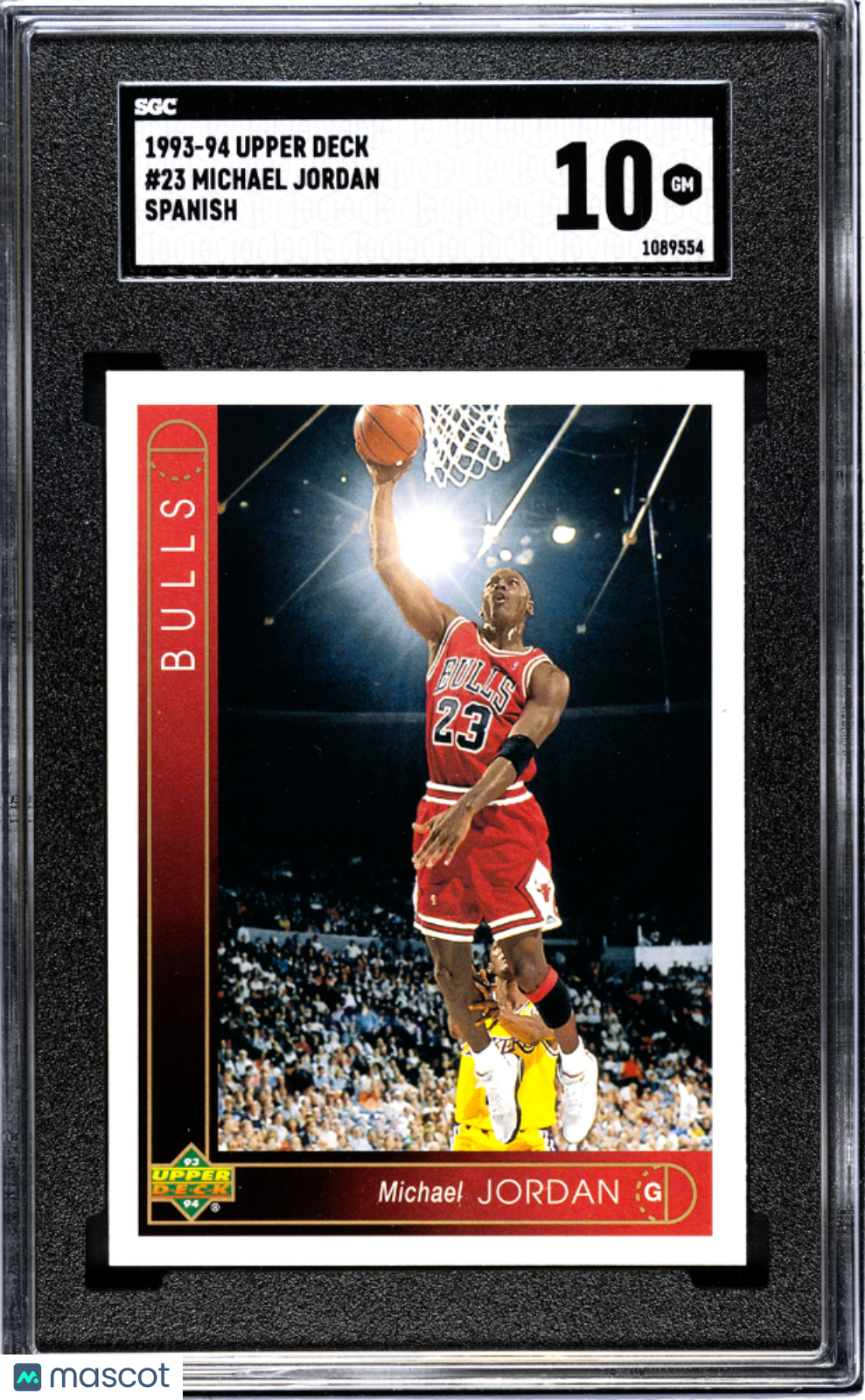 1993-94 Upper Deck Michael Jordan #23 Spanish SGC 10 POP 1