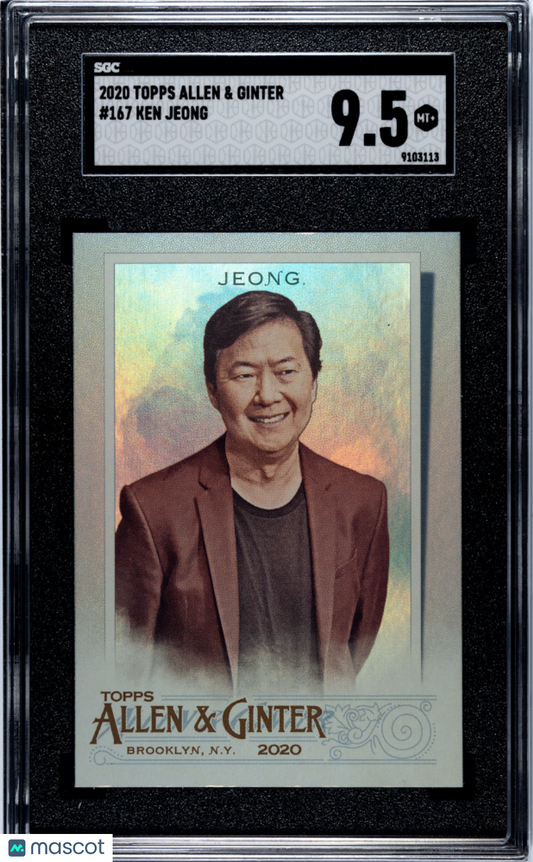 2020 Topps Allen & Ginter Ken Jeong #167 SGC 9.5 POP 1