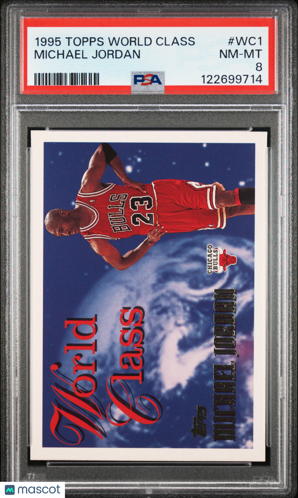1995-96 Topps World Class Michael Jordan #WC1 PSA 8