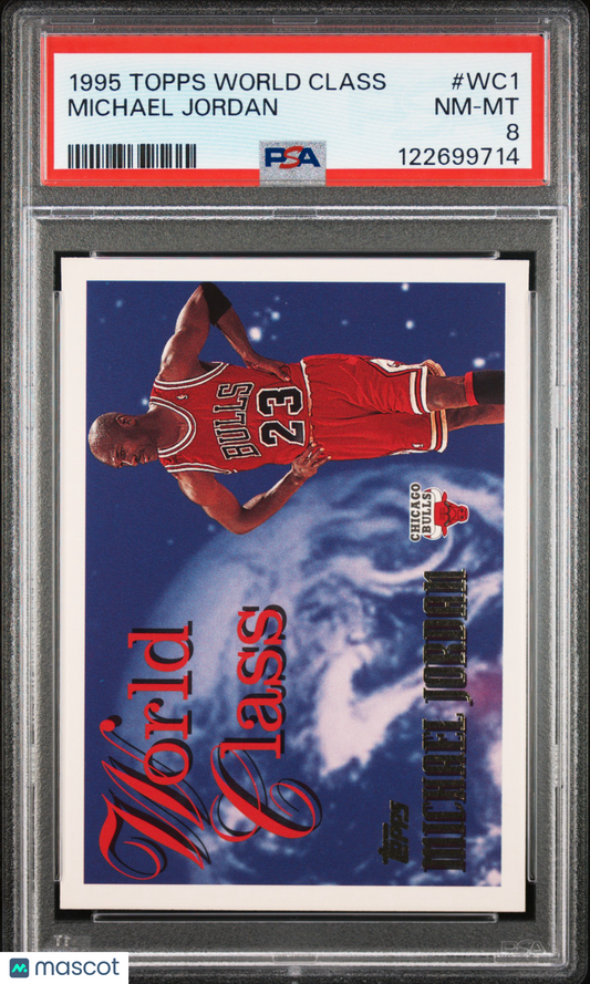 1995-96 Topps World Class Michael Jordan #WC1 PSA 8
