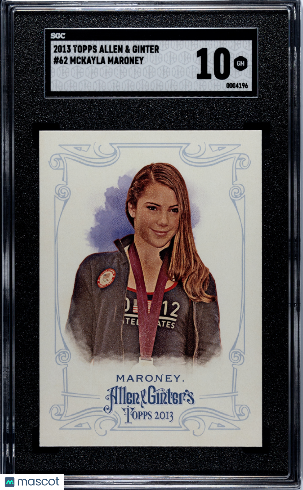2013 Topps Allen & Ginter Mckayla Maroney #62 SGC 10 USA Gymnastics