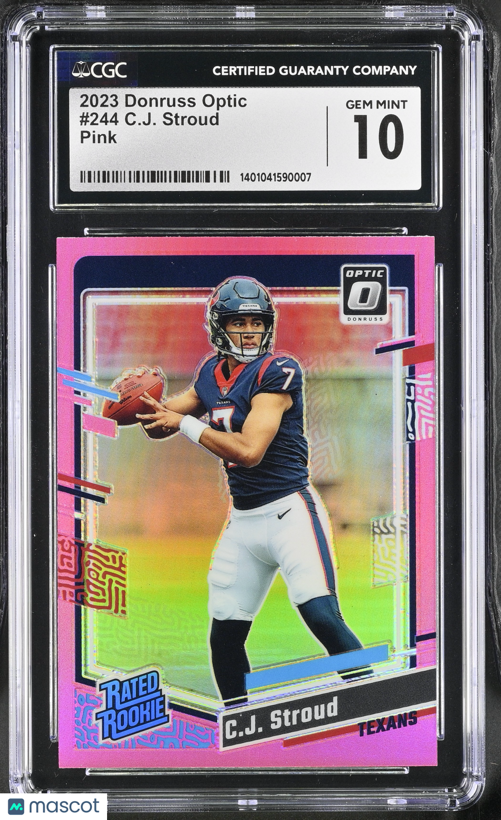 2023 Donruss Optic C.J. Stroud #244 Pink CGC 10 POP 4