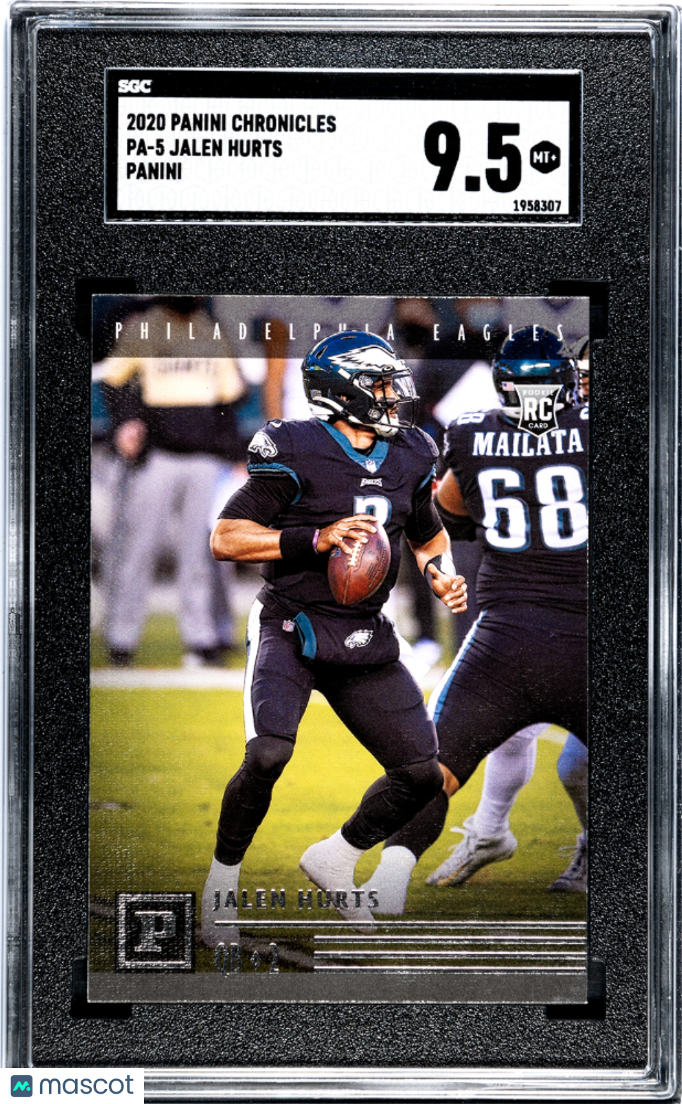 2020 Panini Chronicles Jalen Hurts #PA-5 SGC 9.5