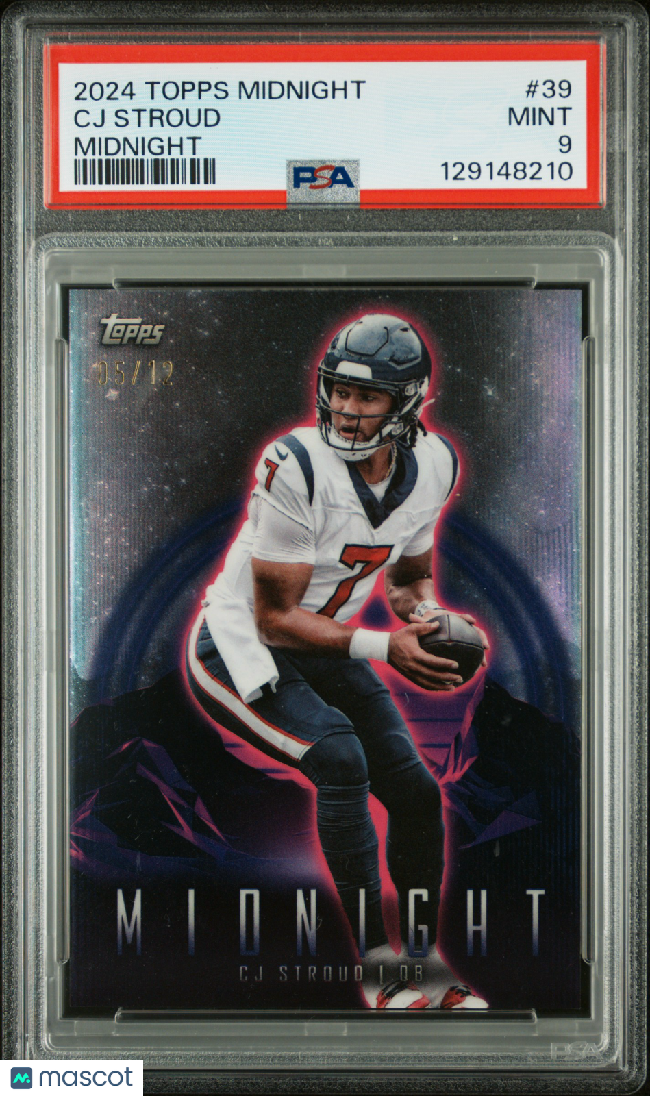 2024 Topps Midnight CJ Stroud #39 05/12 PSA 9 low pop