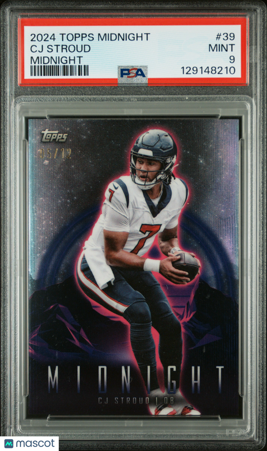 2024 Topps Midnight CJ Stroud #39 05/12 PSA 9 low pop