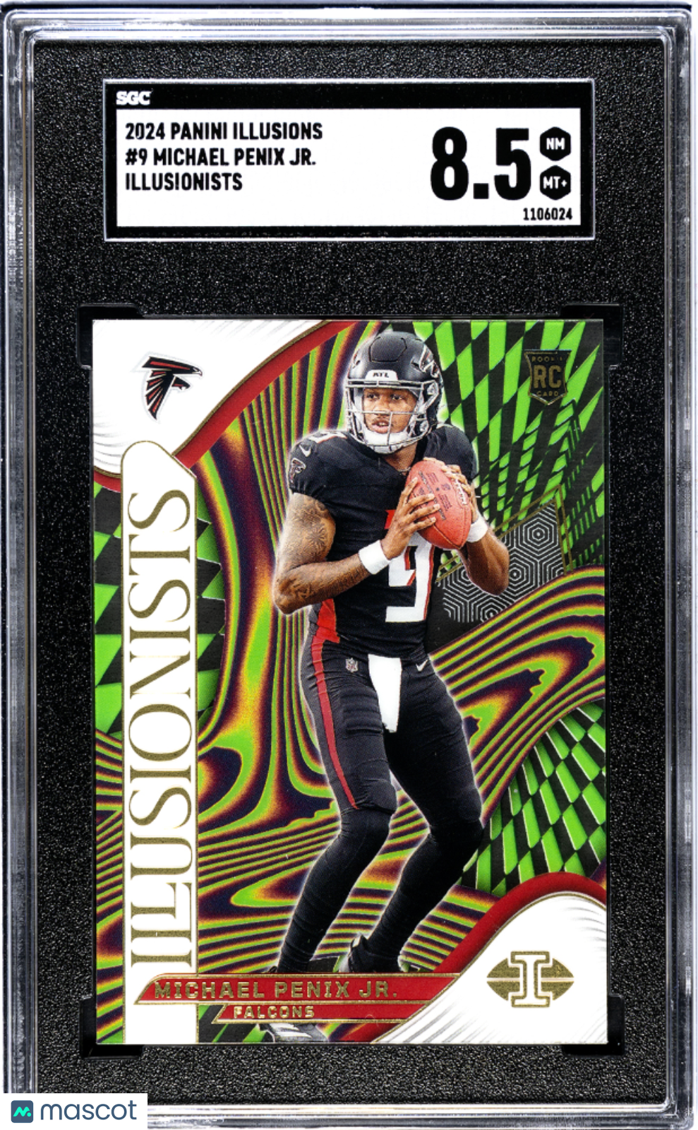 2024 Panini Illusions Michael Penix JR. #9 Illusionists SGC 8.5