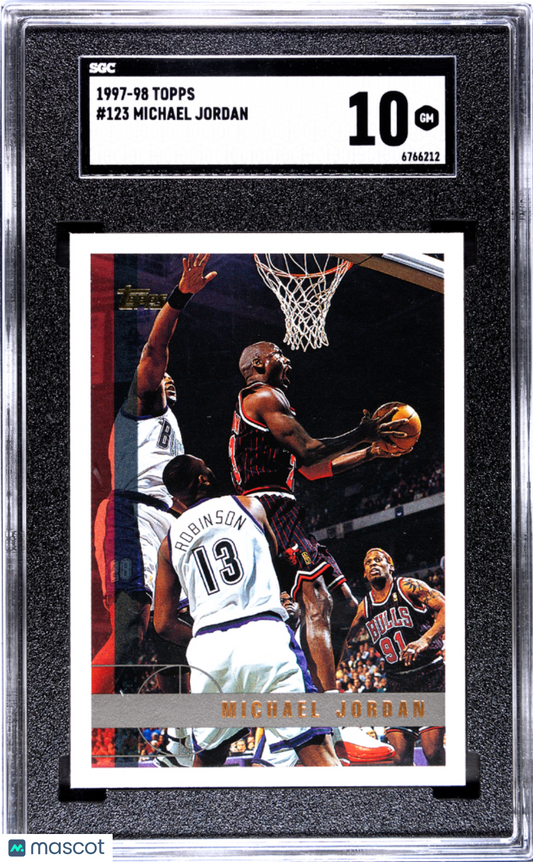 1997-98 Topps Michael Jordan #123 SGC 10