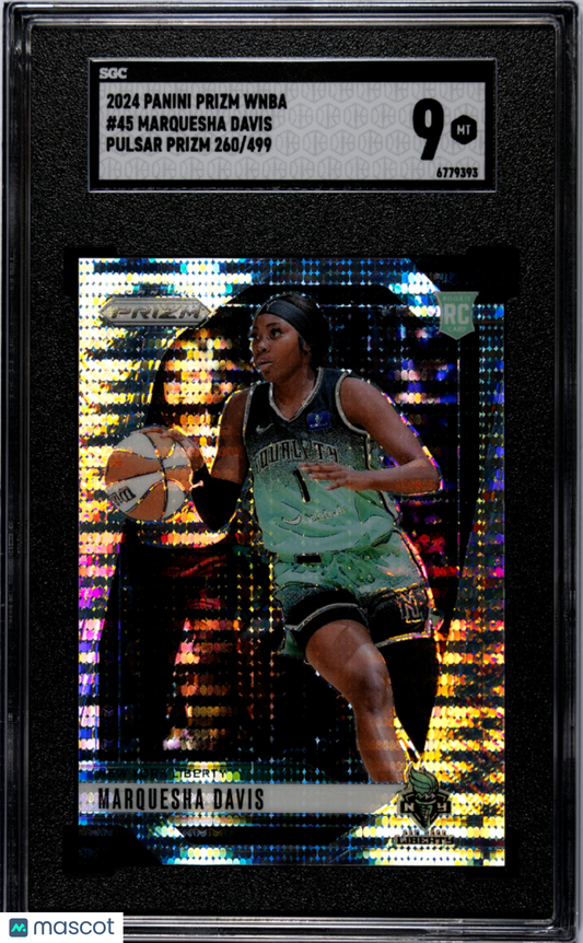 2024 Panini Prizm Wnba Marquesha Davis #45 Pulsar SGC 9 POP 1