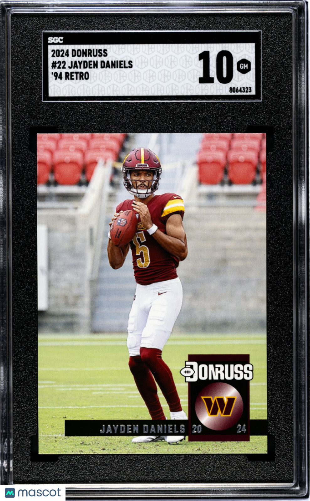 2024 Donruss Jayden Daniels #22 '94 Retro SGC 10