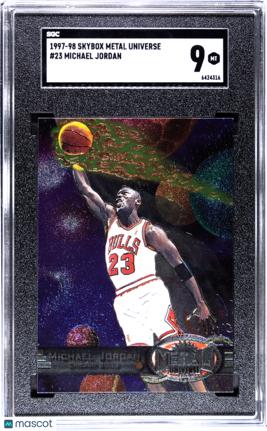 1997-98 Skybox Metal Universe Michael Jordan #23 SGC 9