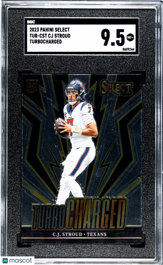 2023 Panini Select CJ Stroud #TUR-CST Turbocharged SGC 9.5
