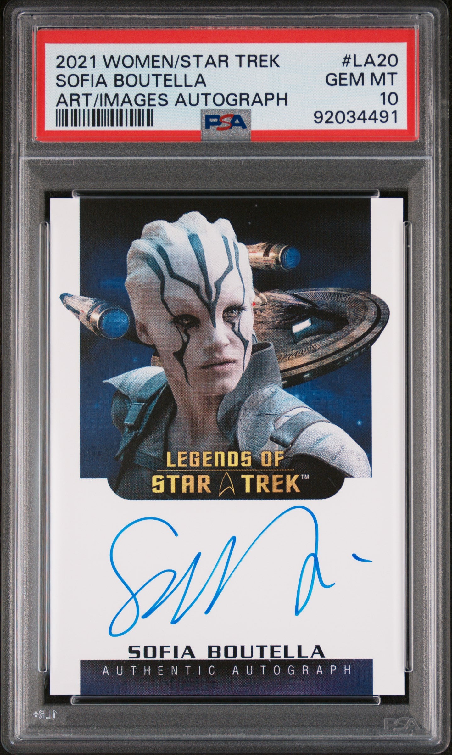 Sofia Boutella JAYLAH 2021 Women Of Star Trek Art And Images AUTO PSA 10