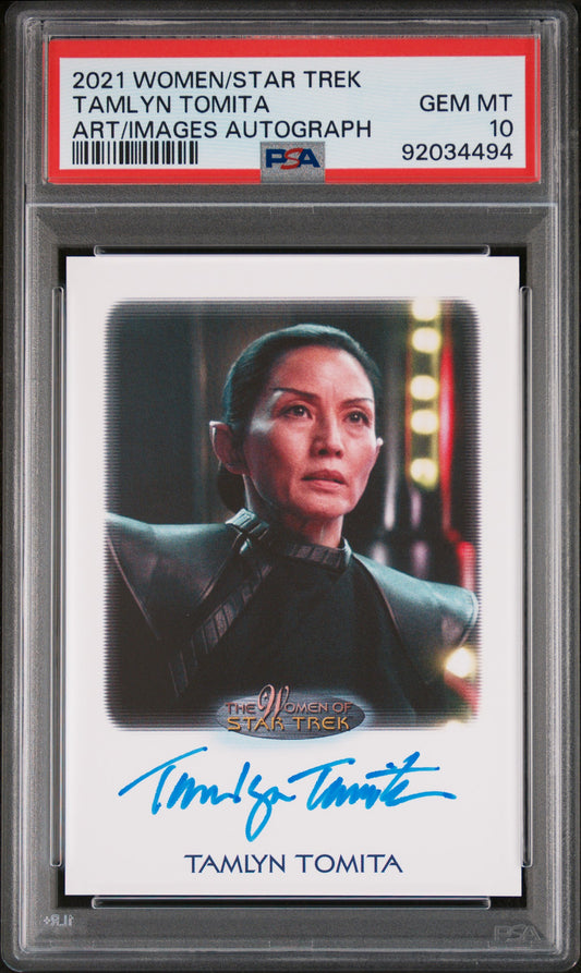 Tamlyn Tomita GENERAL OH 2021 Women Of Star Trek Art And Images AUTO PSA 10