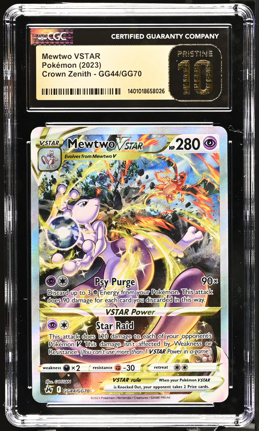 Mewtwo VSTAR 2023 Crown Zenith Galarian Gallery #GG44/GG70 CGC 10 Pristine