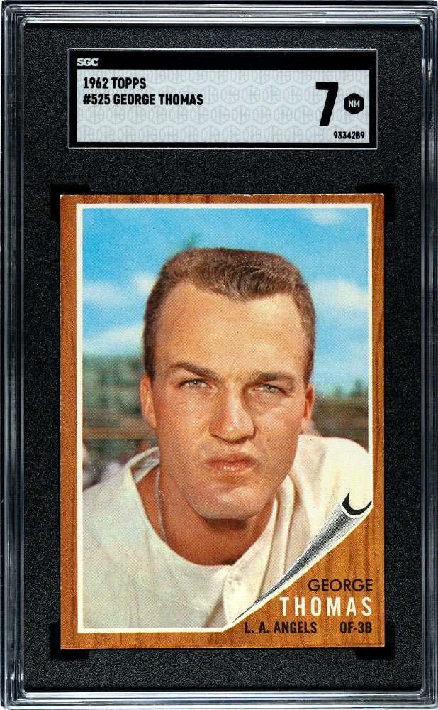 1962 Topps George Thomas #525 SGC 7