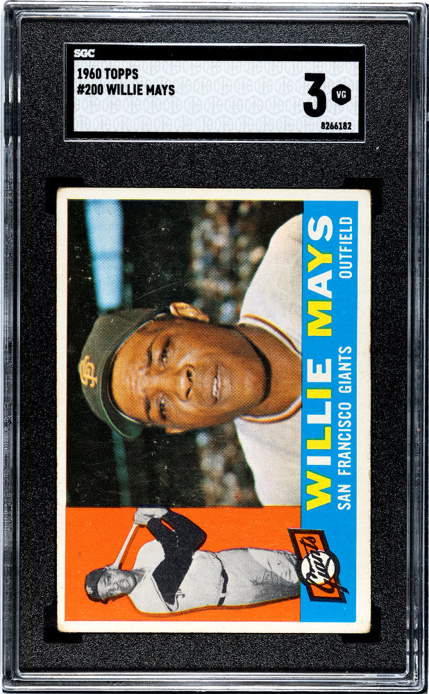 1960 Topps Willie Mays #200 SGC 3