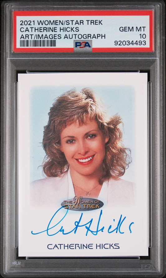 Catherine Hicks 2021 Women Of Star Trek Art And Images AUTO PSA 10