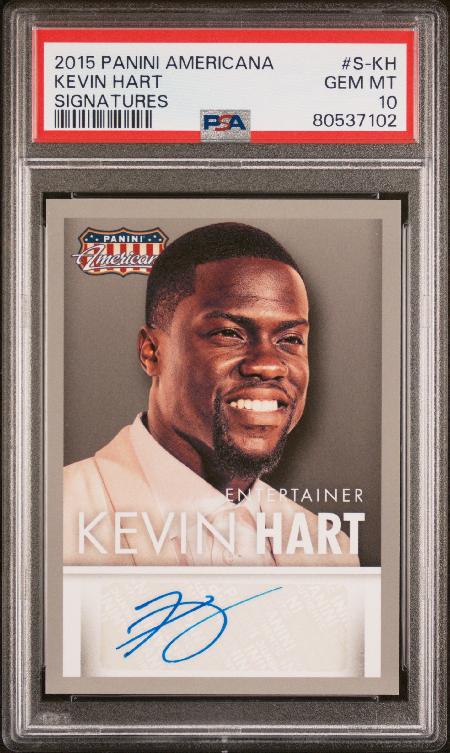 Kevin Hart 2015 Panini Americana Signatures AUTO PSA 10