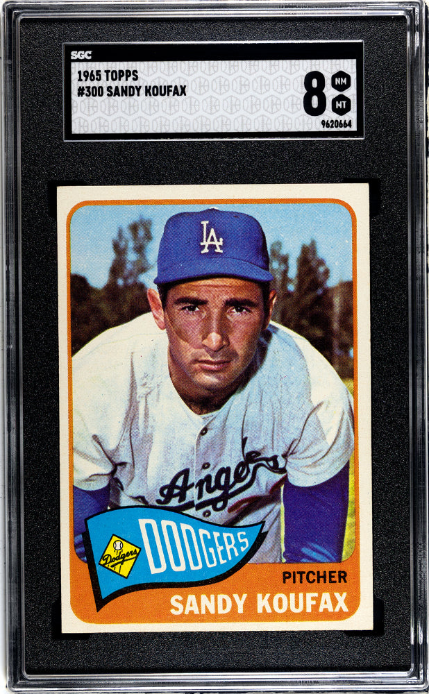 1965 Topps #300 Sandy Koufax SGC 8 NM-MT