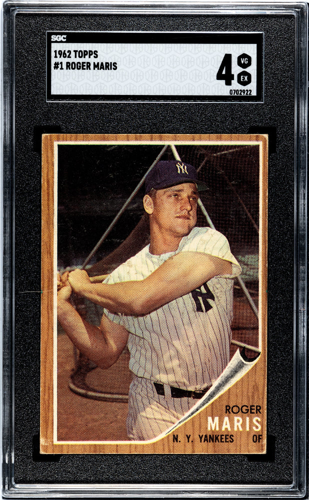 1962 Topps Roger Maris #1 SGC 4