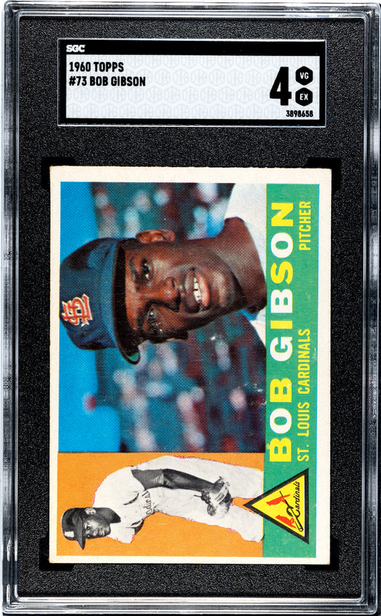 1960 Topps Bob Gibson #73 SGC 4