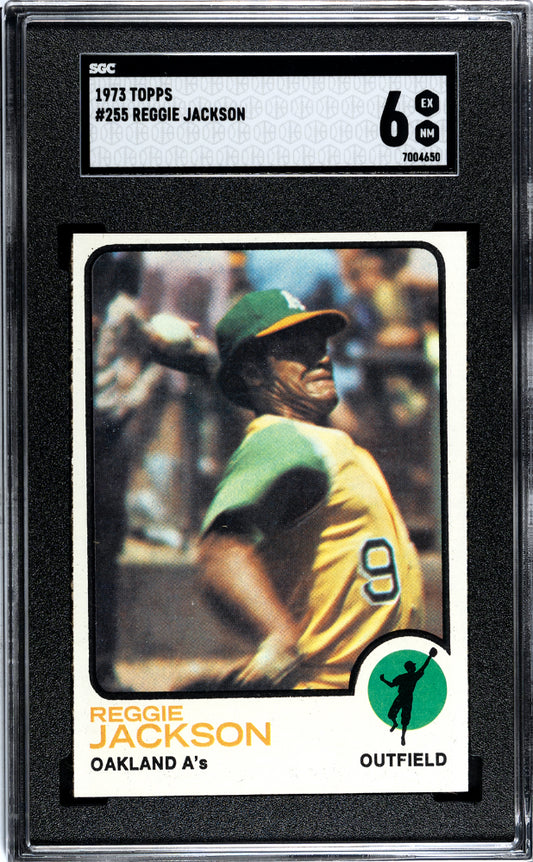 1973 Topps Reggie Jackson #255 SGC 6