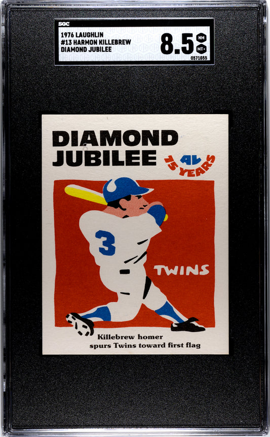 1976 Laughlin Harmon Killebrew #13 Diamond Jubilee SGC 8.5